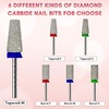 image:imageMakartt Flame Cuticle Nail Drill Bit  332 Shank Tungsten Carbide Bit for Nail Drill Machine Professional Shape Bit for Cuticle Cleaning Smooth Gel NailsSidewall Dead Skin amp Nail Prep SilverDiamond Tapered BitM