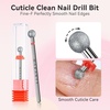 image:imageMakartt Flame Cuticle Nail Drill Bit  332 Shank Tungsten Carbide Bit for Nail Drill Machine Professional Shape Bit for Cuticle Cleaning Smooth Gel NailsSidewall Dead Skin amp Nail Prep SilverSilverF