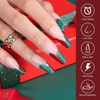 image:imageMakartt Gel Nail Polish Liner Set 8ML 2 Colors White and Black for French Nail Art French Tips Swirls DIY Manicure Soak Off UV Curing with Thin Brush2 Pcs Red Green Gel Nail Polish