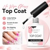 image:imageMakartt Gel Nail Polish Liner Set 8ML 2 Colors White and Black for French Nail Art French Tips Swirls DIY Manicure Soak Off UV Curing with Thin BrushBlooming Gel with Top  Base Coat