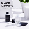 image:imageMakartt Gel Nail Polish Liner Set 8ML 2 Colors White and Black for French Nail Art French Tips Swirls DIY Manicure Soak Off UV Curing with Thin BrushBlack White Gel Polish