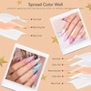 image:imageMakartt Gel Nail Polish Liner Set 8ML 2 Colors White and Black for French Nail Art French Tips Swirls DIY Manicure Soak Off UV Curing with Thin BrushClear Blooming Gel