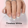 image:imageMakartt Gel Nail Polish Liner Set 8ML 2 Colors White and Black for French Nail Art French Tips Swirls DIY Manicure Soak Off UV Curing with Thin BrushWhite Liner Gel Polish