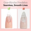 image:imageMakartt Gel Nail Polish Liner Set 8ML 2 Colors White and Black for French Nail Art French Tips Swirls DIY Manicure Soak Off UV Curing with Thin BrushWhite Liner Gel Polish