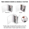 image:imageMakartt Gel Nail Polish Organizer Clear Storage Case Holder for 60 Bottles Large Compartment SpaceSaving Travel Carry Colors DisplayClear 48 bottles