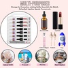 image:imageMakartt Gel Nail Polish Organizer Clear Storage Case Holder for 60 Bottles Large Compartment SpaceSaving Travel Carry Colors DisplayClear 48 bottles