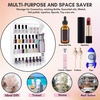 image:imageMakartt Gel Nail Polish Organizer Clear Storage Case Holder for 60 Bottles Large Compartment SpaceSaving Travel Carry Colors DisplayClear 60 bottles