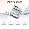 image:imageMakartt Gel Nail Polish Organizer Clear Storage Case Holder for 60 Bottles Large Compartment SpaceSaving Travel Carry Colors DisplayClear 60 bottles