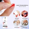 image:imageMakartt Gel Top Coat  2PCS No Wipe Top Coat Gel Nail Polish LongLasting Glossy Finish Clear Nail Polish NonYellowing Pink Bottle Soak Off with UVLED Lamp DIY Manicure Gift for WomenClear Peel Off Gel Base Coat  15ml
