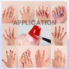 image:imageMakartt Gel Top Coat  2PCS No Wipe Top Coat Gel Nail Polish LongLasting Glossy Finish Clear Nail Polish NonYellowing Pink Bottle Soak Off with UVLED Lamp DIY Manicure Gift for WomenClear Peel Off Gel Base Coat  15ml