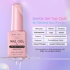 image:imageMakartt Gel Top Coat  2PCS No Wipe Top Coat Gel Nail Polish LongLasting Glossy Finish Clear Nail Polish NonYellowing Pink Bottle Soak Off with UVLED Lamp DIY Manicure Gift for WomenClear Top Coat for Chrome Nail Powder  8ml