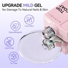 image:imageMakartt Gel Top and Base Coat Set 2 PCS 15ml No Wipe Upgrade DiamondShine LongLasting Base and Top Coat Gel Nail Polish Soak Off UV LED Lamp Needed Home DIY Gift WomenBase and Top Coat Kit 2 Pcs