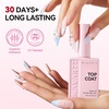 image:imageMakartt Gel Top and Base Coat Set 2 PCS 15ml No Wipe Upgrade DiamondShine LongLasting Base and Top Coat Gel Nail Polish Soak Off UV LED Lamp Needed Home DIY Gift WomenClear Top Coat 1 Pcs