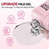 image:imageMakartt Gel Top and Base Coat Set 2 PCS 15ml No Wipe Upgrade DiamondShine LongLasting Base and Top Coat Gel Nail Polish Soak Off UV LED Lamp Needed Home DIY Gift WomenClear Base Coat 1 Pcs