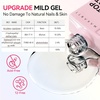 image:imageMakartt Gel Top and Base Coat Set 2 PCS 15ml No Wipe Upgrade DiamondShine LongLasting Base and Top Coat Gel Nail Polish Soak Off UV LED Lamp Needed Home DIY Gift WomenClear Top Coat 2 Pcs