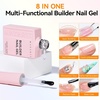 image:imageMakartt Gel Top and Base Coat Set 2 PCS 15ml No Wipe Upgrade DiamondShine LongLasting Base and Top Coat Gel Nail Polish Soak Off UV LED Lamp Needed Home DIY Gift WomenTop  Base  Builder Kit 3 Pcs