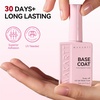 image:imageMakartt Gel Top and Base Coat Set 2 PCS 15ml No Wipe Upgrade DiamondShine LongLasting Base and Top Coat Gel Nail Polish Soak Off UV LED Lamp Needed Home DIY Gift WomenClear Base Coat 1 Pcs