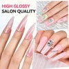 image:imageMakartt Gel Top and Base Coat Set 2 PCS 15ml No Wipe Upgrade DiamondShine LongLasting Base and Top Coat Gel Nail Polish Soak Off UV LED Lamp Needed Home DIY Gift WomenClear Top Coat 2 Pcs