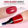 image:imageMakartt Gel Top and Base Coat Set 2 PCS 15ml No Wipe Upgrade DiamondShine LongLasting Base and Top Coat Gel Nail Polish Soak Off UV LED Lamp Needed Home DIY Gift WomenClear Top Coat 1 Pcs