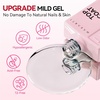image:imageMakartt Gel Top and Base Coat Set 2 PCS 15ml No Wipe Upgrade DiamondShine LongLasting Base and Top Coat Gel Nail Polish Soak Off UV LED Lamp Needed Home DIY Gift WomenClear Top Coat 1 Pcs