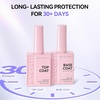 image:imageMakartt Gel Top and Base Coat Set 2 PCS 15ml No Wipe Upgrade DiamondShine LongLasting Base and Top Coat Gel Nail Polish Soak Off UV LED Lamp Needed Home DIY Gift WomenBase and Top Coat Kit 2 Pcs