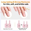 image:imageMakartt Gel Top and Base Coat Set 2 PCS 15ml No Wipe Upgrade DiamondShine LongLasting Base and Top Coat Gel Nail Polish Soak Off UV LED Lamp Needed Home DIY Gift WomenTop  Base  Builder Kit 3 Pcs