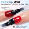 image:imageMakartt HemaFree Gel Top and Base Coat Set 2 PCS 15ml No Wipe Upgraded Mild Formula DiamondShine LongLasting Base and Top Coat Gel Nail Polish Soak Off UV LED Lamp Needed Home DIY Gift WomenHemafree Top Coat 1 Pcs