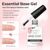 image:imageMakartt HemaFree Gel Top and Base Coat Set 2 PCS 15ml No Wipe Upgraded Mild Formula DiamondShine LongLasting Base and Top Coat Gel Nail Polish Soak Off UV LED Lamp Needed Home DIY Gift WomenBase  Top  Matte Coat 3 Pcs