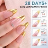 image:imageMakartt HemaFree Gel Top and Base Coat Set 2 PCS 15ml No Wipe Upgraded Mild Formula DiamondShine LongLasting Base and Top Coat Gel Nail Polish Soak Off UV LED Lamp Needed Home DIY Gift WomenTop Coat for Chrome Nail Powder 2 Pcs