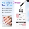 image:imageMakartt HemaFree Gel Top and Base Coat Set 2 PCS 15ml No Wipe Upgraded Mild Formula DiamondShine LongLasting Base and Top Coat Gel Nail Polish Soak Off UV LED Lamp Needed Home DIY Gift WomenBase  Top Coat 2 Pcs