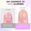 image:imageMakartt HemaFree Gel Top and Base Coat Set 2 PCS 15ml No Wipe Upgraded Mild Formula DiamondShine LongLasting Base and Top Coat Gel Nail Polish Soak Off UV LED Lamp Needed Home DIY Gift WomenHemafree Top Coat 2 Pcs