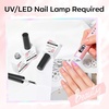 image:imageMakartt HemaFree Gel Top and Base Coat Set 2 PCS 15ml No Wipe Upgraded Mild Formula DiamondShine LongLasting Base and Top Coat Gel Nail Polish Soak Off UV LED Lamp Needed Home DIY Gift WomenBase  Top  Matte Coat 3 Pcs