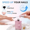 image:imageMakartt HemaFree Gel Top and Base Coat Set 2 PCS 15ml No Wipe Upgraded Mild Formula DiamondShine LongLasting Base and Top Coat Gel Nail Polish Soak Off UV LED Lamp Needed Home DIY Gift WomenHemafree Top Coat 1 Pcs