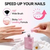 image:imageMakartt HemaFree Gel Top and Base Coat Set 2 PCS 15ml No Wipe Upgraded Mild Formula DiamondShine LongLasting Base and Top Coat Gel Nail Polish Soak Off UV LED Lamp Needed Home DIY Gift WomenHemafree Base Coat 1 Pcs