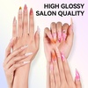 image:imageMakartt HemaFree Gel Top and Base Coat Set 2 PCS 15ml No Wipe Upgraded Mild Formula DiamondShine LongLasting Base and Top Coat Gel Nail Polish Soak Off UV LED Lamp Needed Home DIY Gift WomenHemafree Top Coat 2 Pcs
