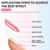 image:imageMakartt HemaFree Gel Top and Base Coat Set 2 PCS 15ml No Wipe Upgraded Mild Formula DiamondShine LongLasting Base and Top Coat Gel Nail Polish Soak Off UV LED Lamp Needed Home DIY Gift WomenHemafree Base Coat 1 Pcs