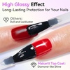 image:imageMakartt HemaFree Gel Top and Base Coat Set 2 PCS 15ml No Wipe Upgraded Mild Formula DiamondShine LongLasting Base and Top Coat Gel Nail Polish Soak Off UV LED Lamp Needed Home DIY Gift WomenHemafree Top Coat 2 Pcs