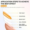image:imageMakartt HemaFree Gel Top and Base Coat Set 2 PCS 15ml No Wipe Upgraded Mild Formula DiamondShine LongLasting Base and Top Coat Gel Nail Polish Soak Off UV LED Lamp Needed Home DIY Gift WomenHemafree Base  Top Coat 2 Pcs