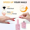 image:imageMakartt HemaFree Gel Top and Base Coat Set 2 PCS 15ml No Wipe Upgraded Mild Formula DiamondShine LongLasting Base and Top Coat Gel Nail Polish Soak Off UV LED Lamp Needed Home DIY Gift WomenHemafree Base  Top Coat 2 Pcs