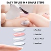 image:imageMakartt HemaFree Gel Top and Base Coat Set 2 PCS 15ml No Wipe Upgraded Mild Formula DiamondShine LongLasting Base and Top Coat Gel Nail Polish Soak Off UV LED Lamp Needed Home DIY Gift WomenTop  Base  Builder 3 Pcs