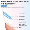 image:imageMakartt HemaFree Gel Top and Base Coat Set 2 PCS 15ml No Wipe Upgraded Mild Formula DiamondShine LongLasting Base and Top Coat Gel Nail Polish Soak Off UV LED Lamp Needed Home DIY Gift WomenHemafree Top Coat 1 Pcs