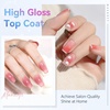 image:imageMakartt HemaFree Gel Top and Base Coat Set 2 PCS 15ml No Wipe Upgraded Mild Formula DiamondShine LongLasting Base and Top Coat Gel Nail Polish Soak Off UV LED Lamp Needed Home DIY Gift WomenTop Coat 2 Pcs