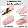 image:imageMakartt HemaFree Gel Top and Base Coat Set 2 PCS 15ml No Wipe Upgraded Mild Formula DiamondShine LongLasting Base and Top Coat Gel Nail Polish Soak Off UV LED Lamp Needed Home DIY Gift WomenTop  Base  Builder 3 Pcs