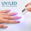 image:imageMakartt HemaFree Gel Top and Base Coat Set 2 PCS 15ml No Wipe Upgraded Mild Formula DiamondShine LongLasting Base and Top Coat Gel Nail Polish Soak Off UV LED Lamp Needed Home DIY Gift WomenTop Coat for Chrome Nail Powder 2 Pcs