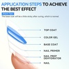 image:imageMakartt HemaFree Gel Top and Base Coat Set 2 PCS 15ml No Wipe Upgraded Mild Formula DiamondShine LongLasting Base and Top Coat Gel Nail Polish Soak Off UV LED Lamp Needed Home DIY Gift WomenClear Glitter Top Coat 1 Pcs
