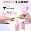 image:imageMakartt HemaFree Gel Top and Base Coat Set 2 PCS 15ml No Wipe Upgraded Mild Formula DiamondShine LongLasting Base and Top Coat Gel Nail Polish Soak Off UV LED Lamp Needed Home DIY Gift WomenHemafree Top Coat 2 Pcs