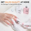 image:imageMakartt HemaFree Gel Top and Base Coat Set 2 PCS 15ml No Wipe Upgraded Mild Formula DiamondShine LongLasting Base and Top Coat Gel Nail Polish Soak Off UV LED Lamp Needed Home DIY Gift WomenClear Cat Eye Top Coat 1 Pcs