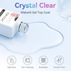 image:imageMakartt HemaFree Gel Top and Base Coat Set 2 PCS 15ml No Wipe Upgraded Mild Formula DiamondShine LongLasting Base and Top Coat Gel Nail Polish Soak Off UV LED Lamp Needed Home DIY Gift WomenTop Coat 2 Pcs