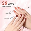image:imageMakartt HemaFree Gel Top and Base Coat Set 2 PCS 15ml No Wipe Upgraded Mild Formula DiamondShine LongLasting Base and Top Coat Gel Nail Polish Soak Off UV LED Lamp Needed Home DIY Gift WomenBase  Top  Matte Coat 3 Pcs