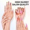 image:imageMakartt HemaFree Gel Top and Base Coat Set 2 PCS 15ml No Wipe Upgraded Mild Formula DiamondShine LongLasting Base and Top Coat Gel Nail Polish Soak Off UV LED Lamp Needed Home DIY Gift WomenHemafree Base  Top Coat 2 Pcs